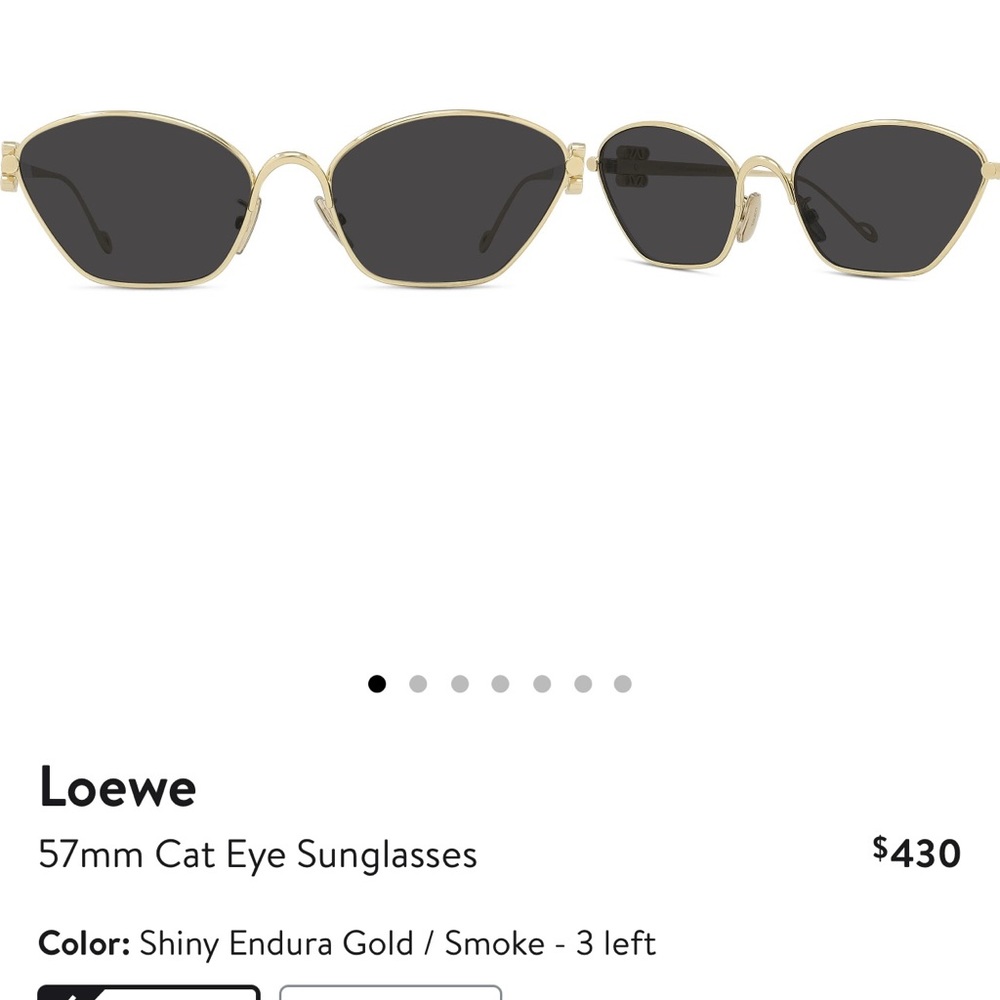 Brand new Loewe new style sunglasses.